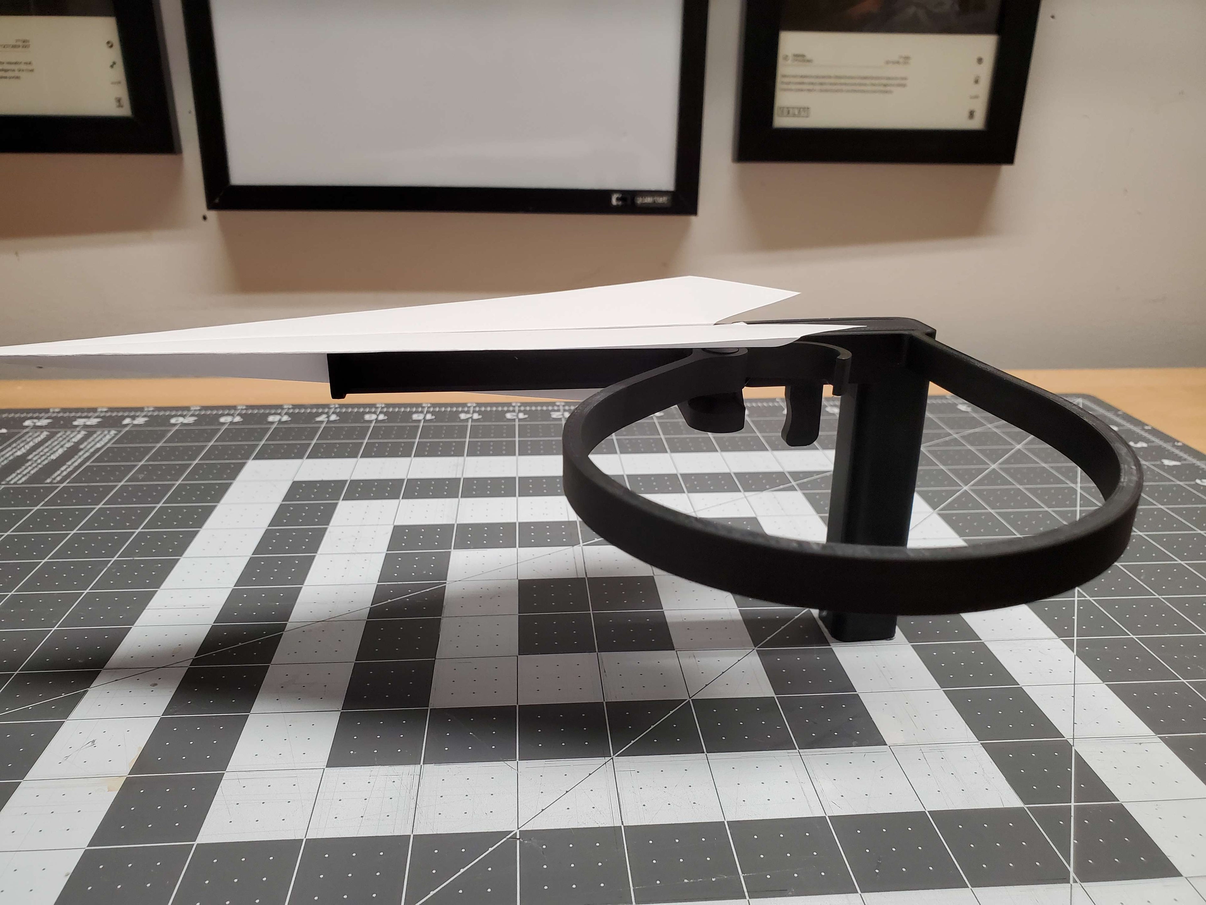 Paper plane gun (Print-In-Place)