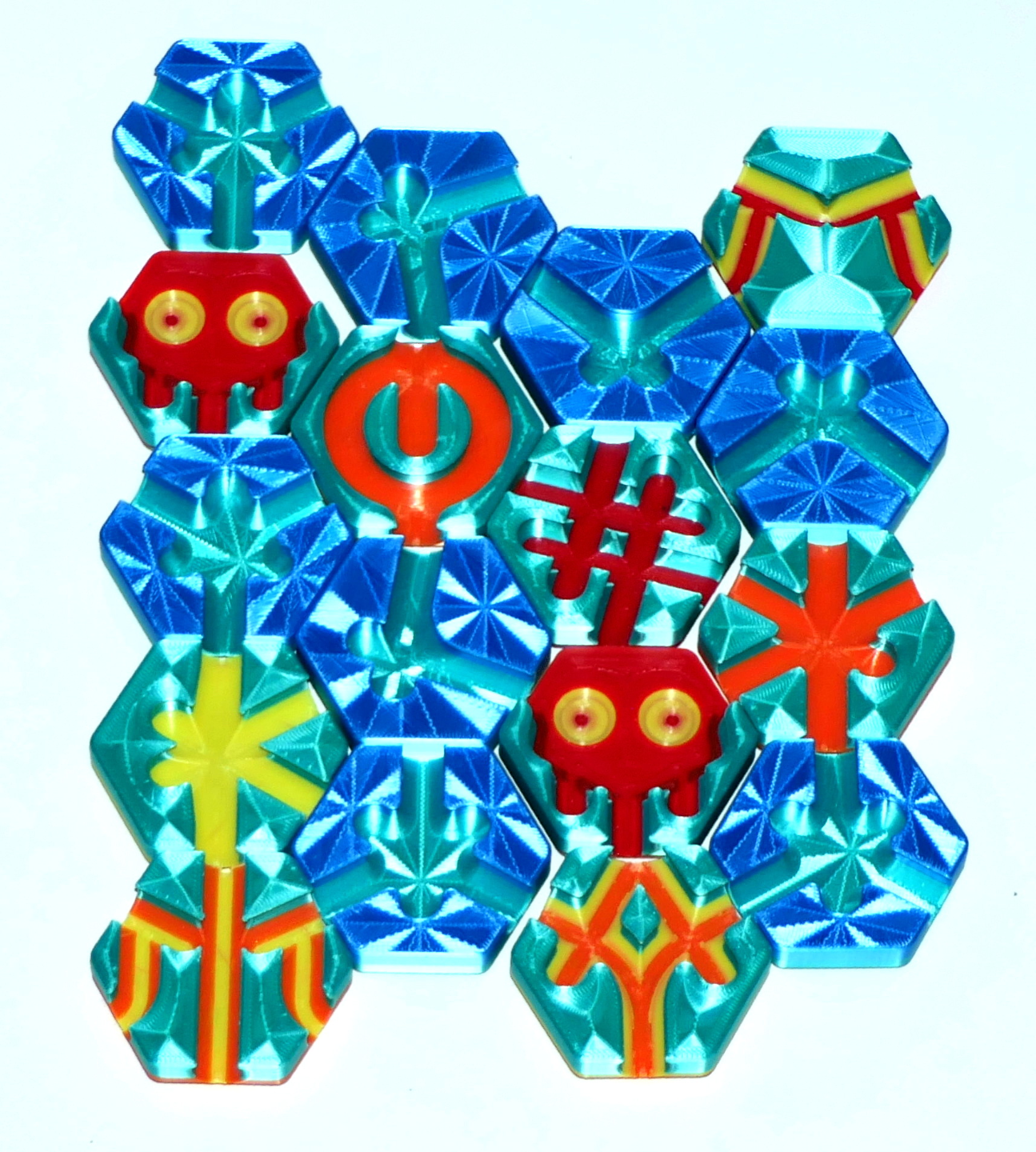 Hextraction Tiles Set D - Traps!