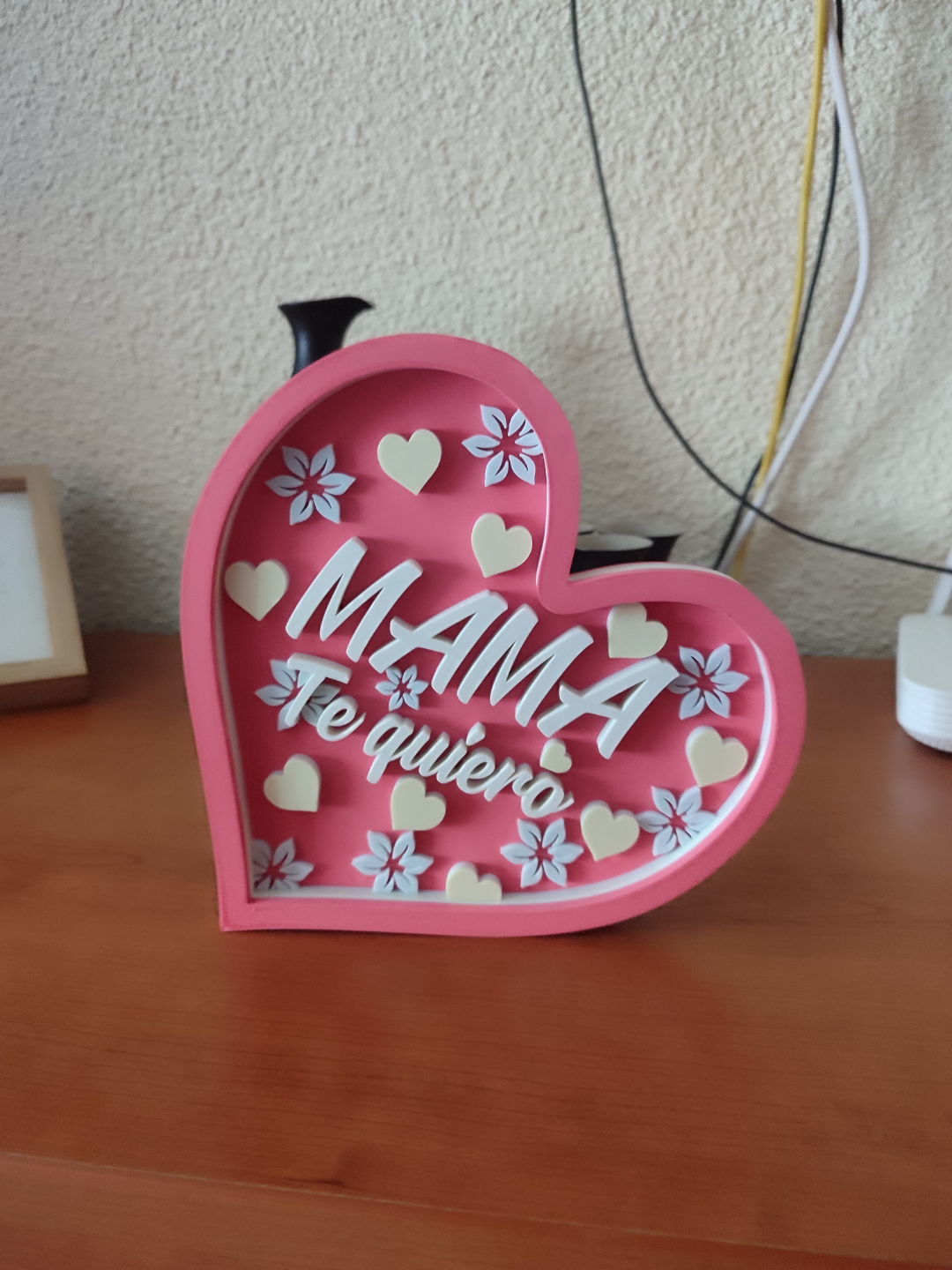 Corazon Dia de la madre "te quiero"