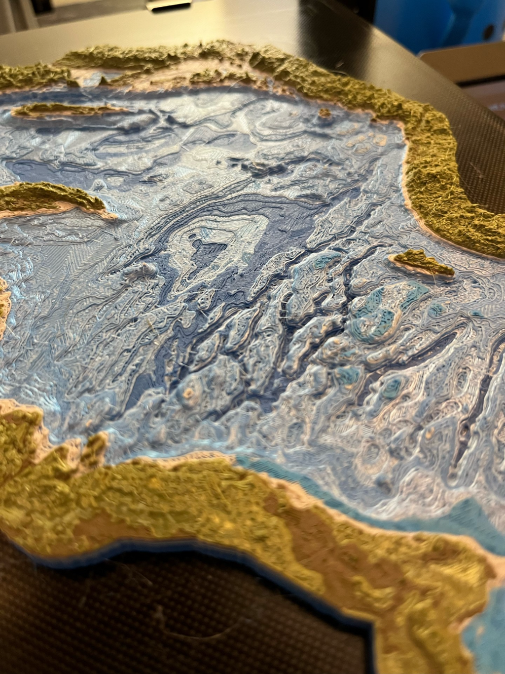 Lake Superior Depth - Topographic model