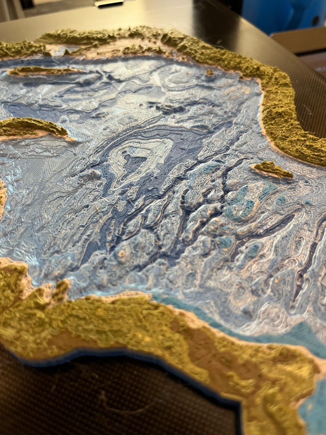 Lake Superior Depth - Topographic model