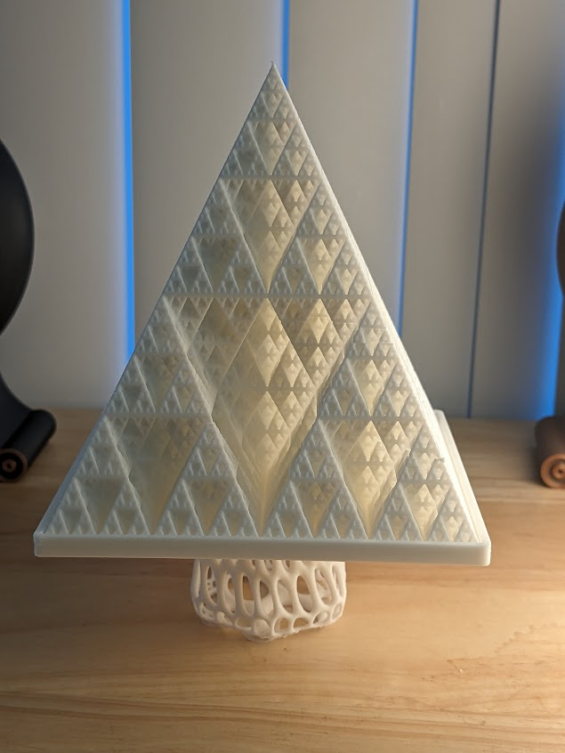 Decorative Lit Fractal Tree