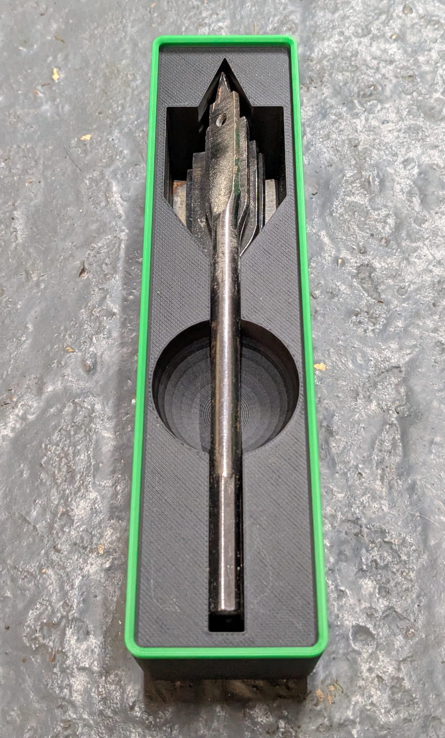 Gridfinity Spade Bit Storage (stacked)