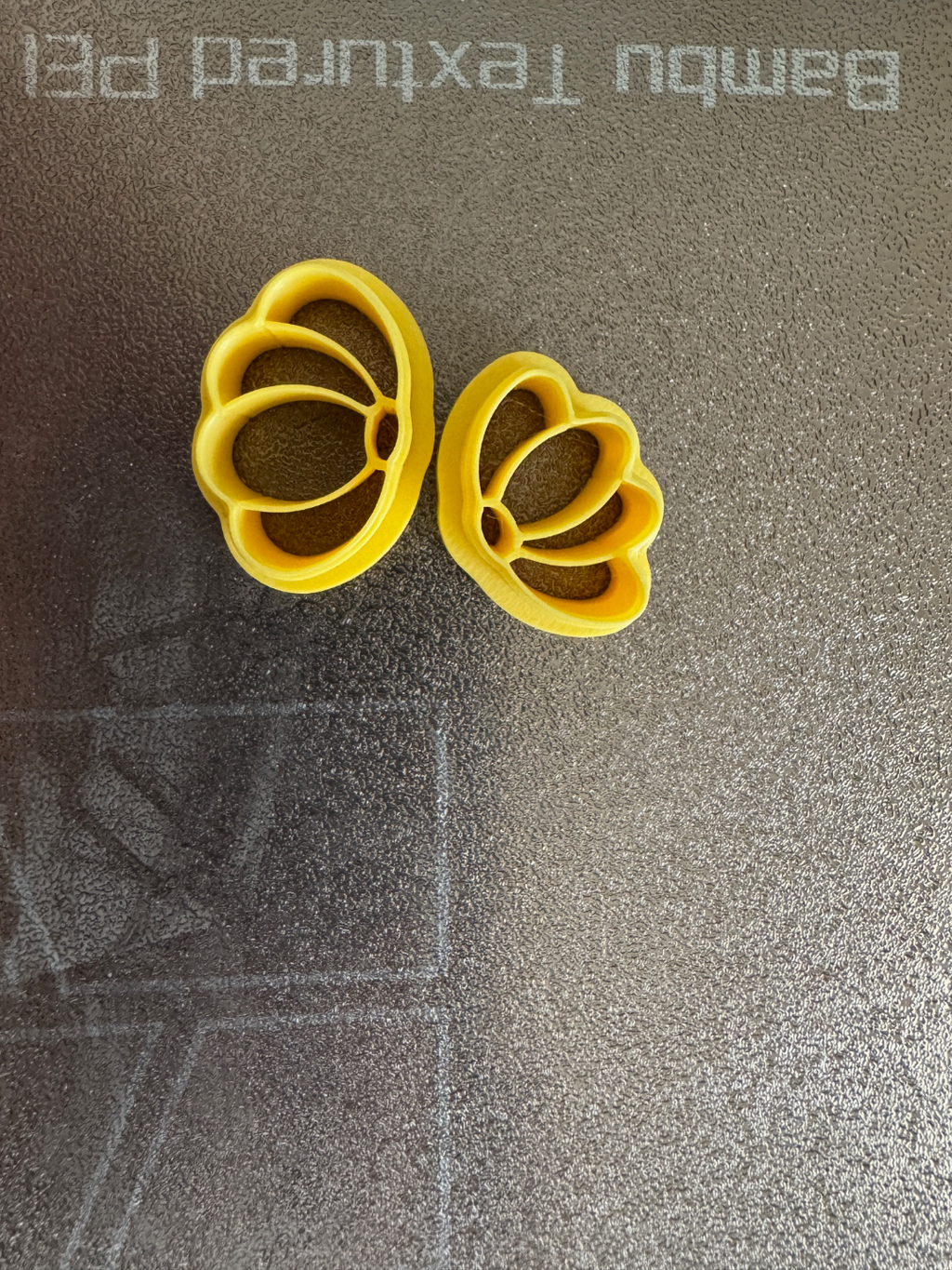 Polymer clay cutters - half flowers *sharp*