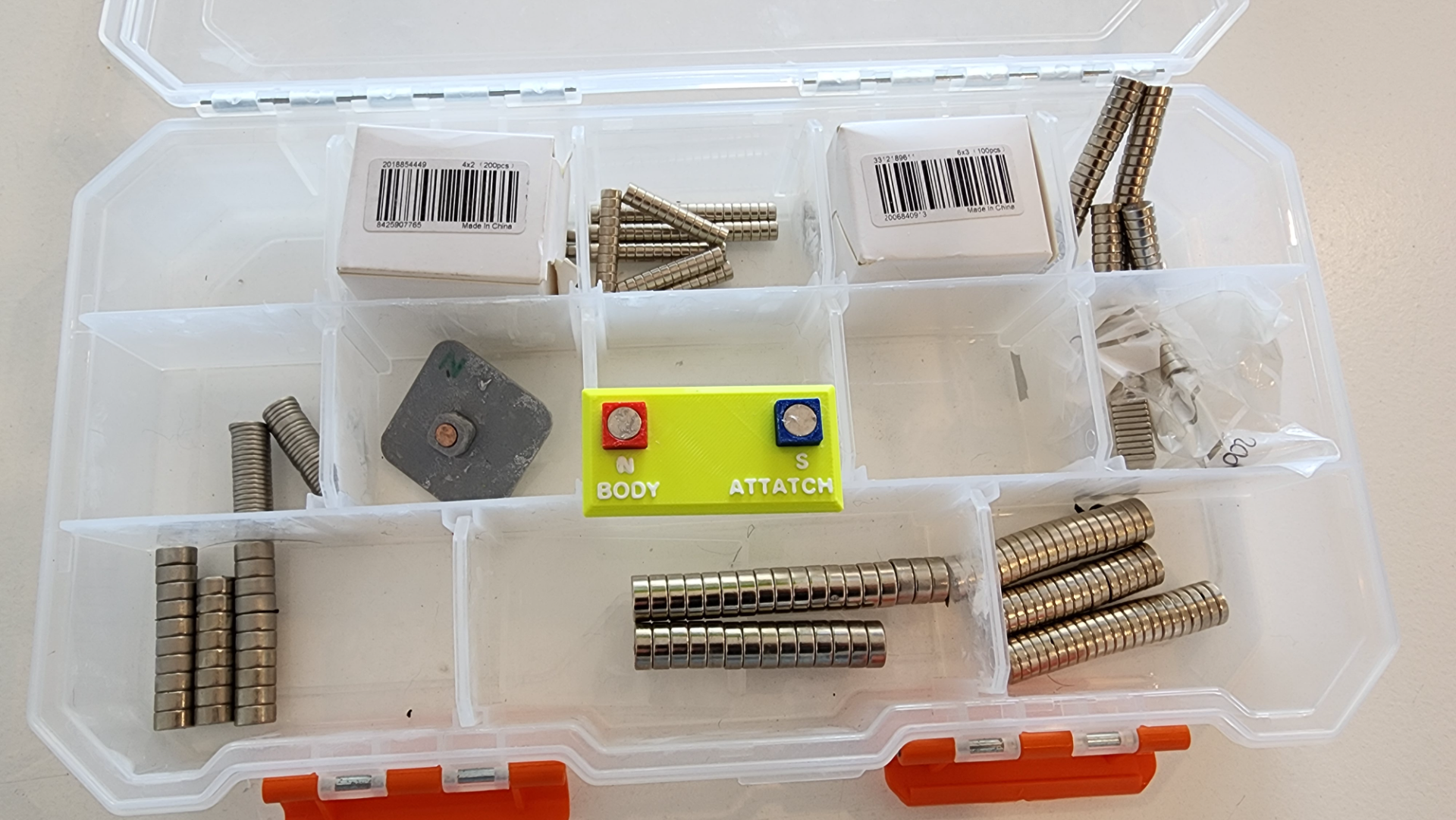 Magnet polarity Board, North - South. CUSTOM SIZE