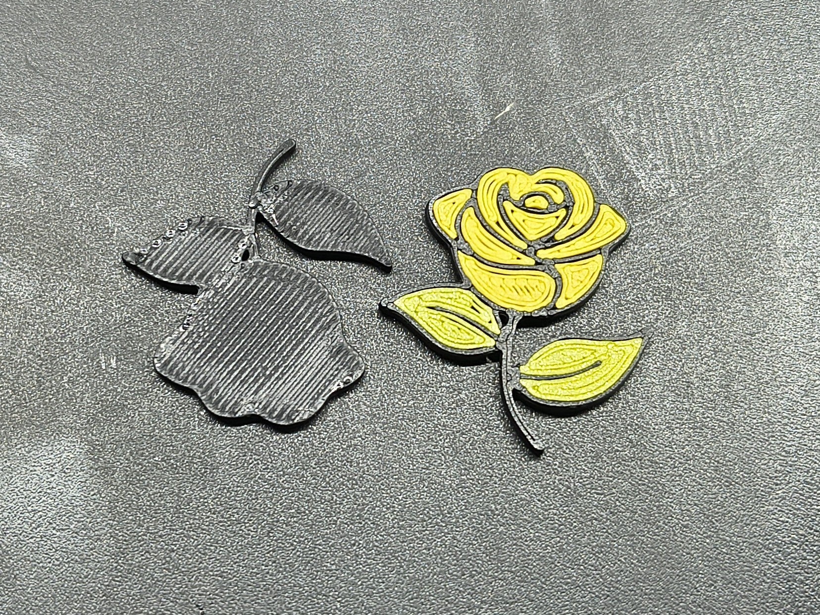 Rose Lapel Pin – Elegant Multicolor Brooch