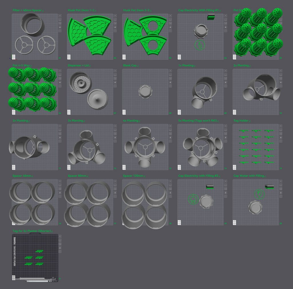 Hydroponic Tower - Complete (Revised)