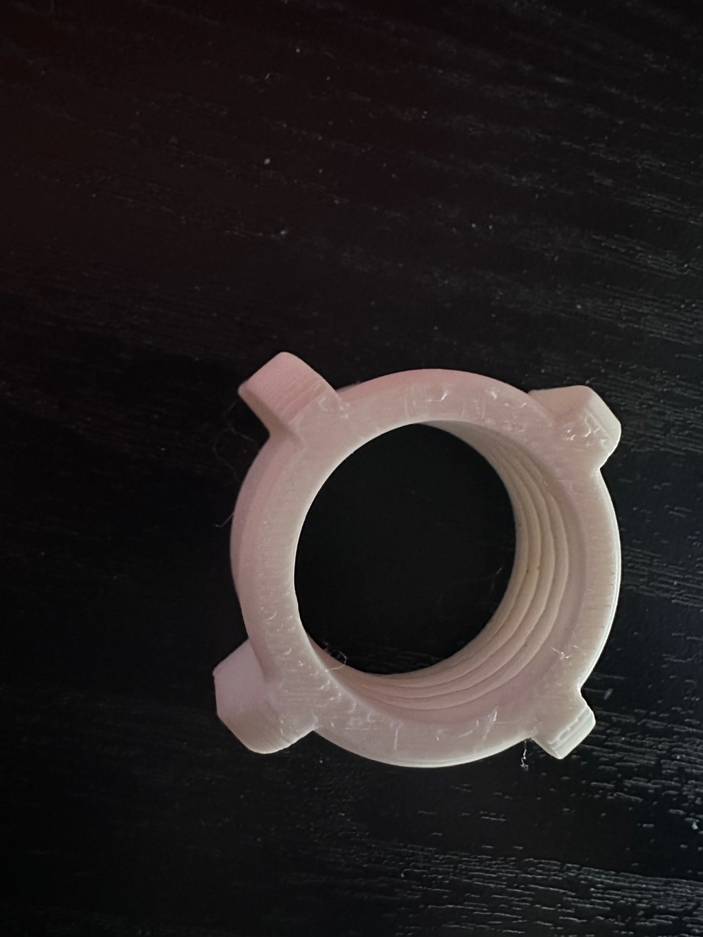 Locking nut for phone holder