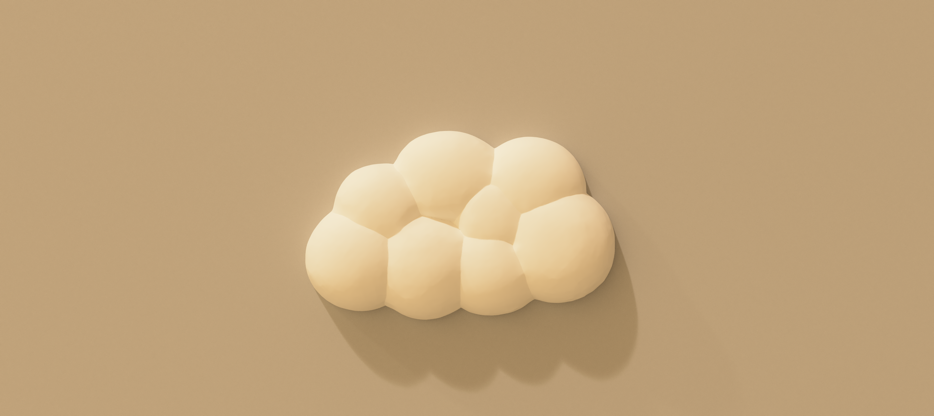 Cozy small Cloud for Wall Hanging - 3D Wall Art