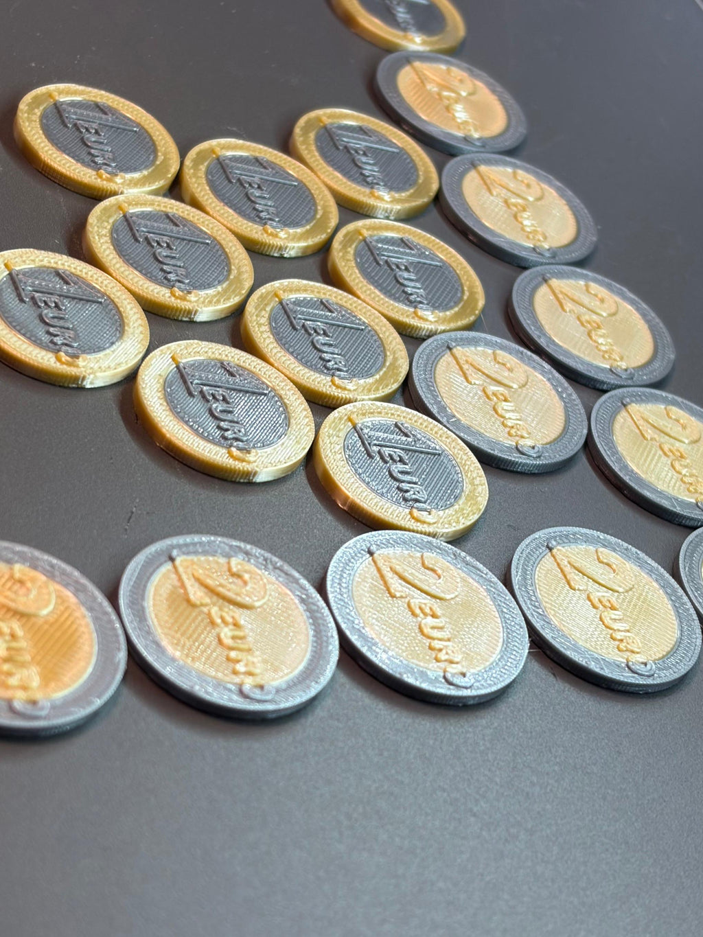 Euro-Like Coins for Play & Learning