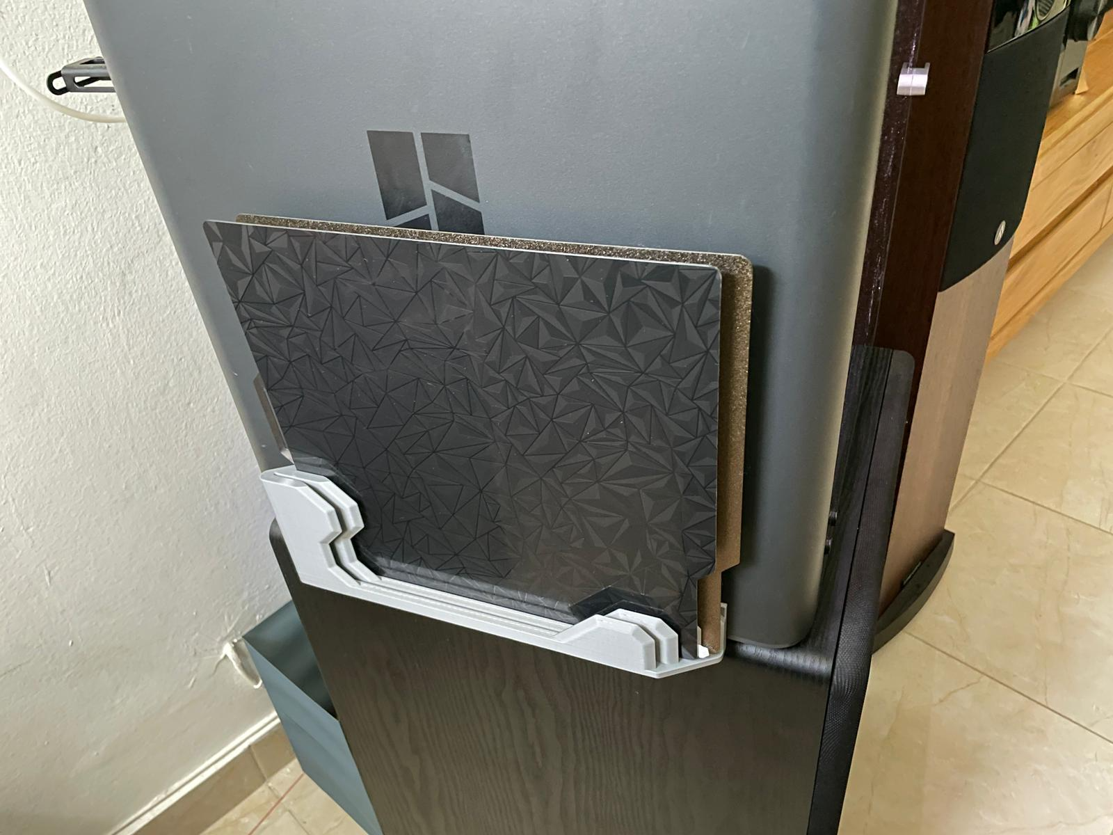 Bambu Build Plate Holder - (Fits under printer)