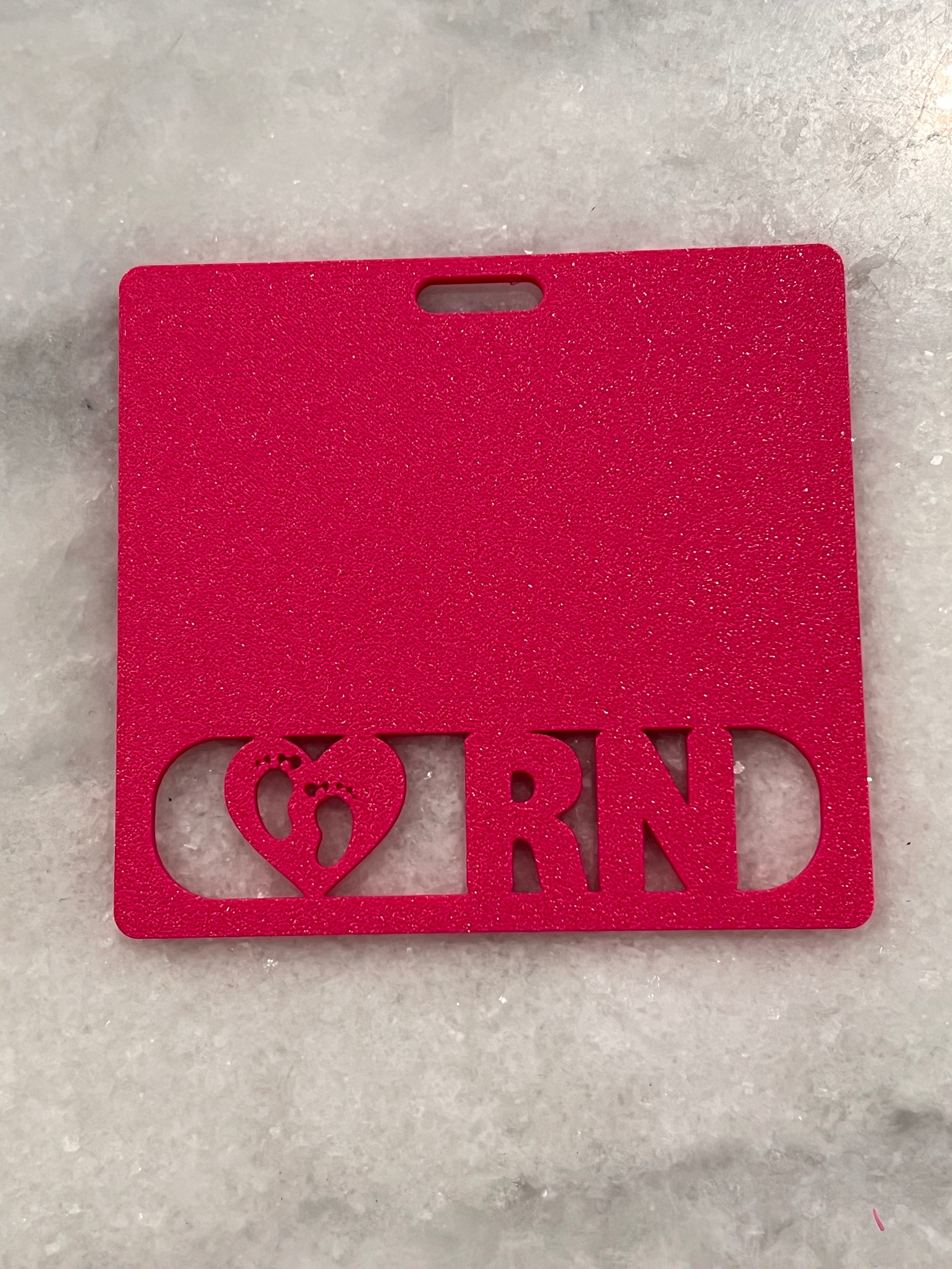 Footprint RN Badge Tag