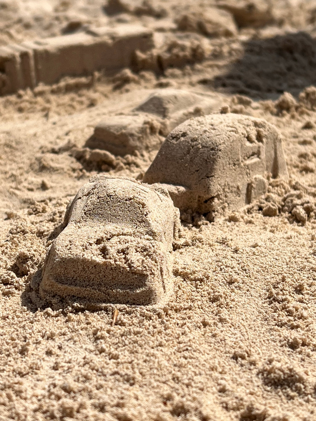 Infinite long bus and cars - Sand Molds