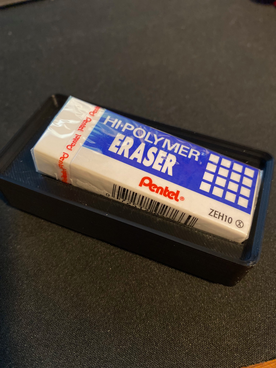 Eraser holder gridfinty 2x1 (Low Profile)