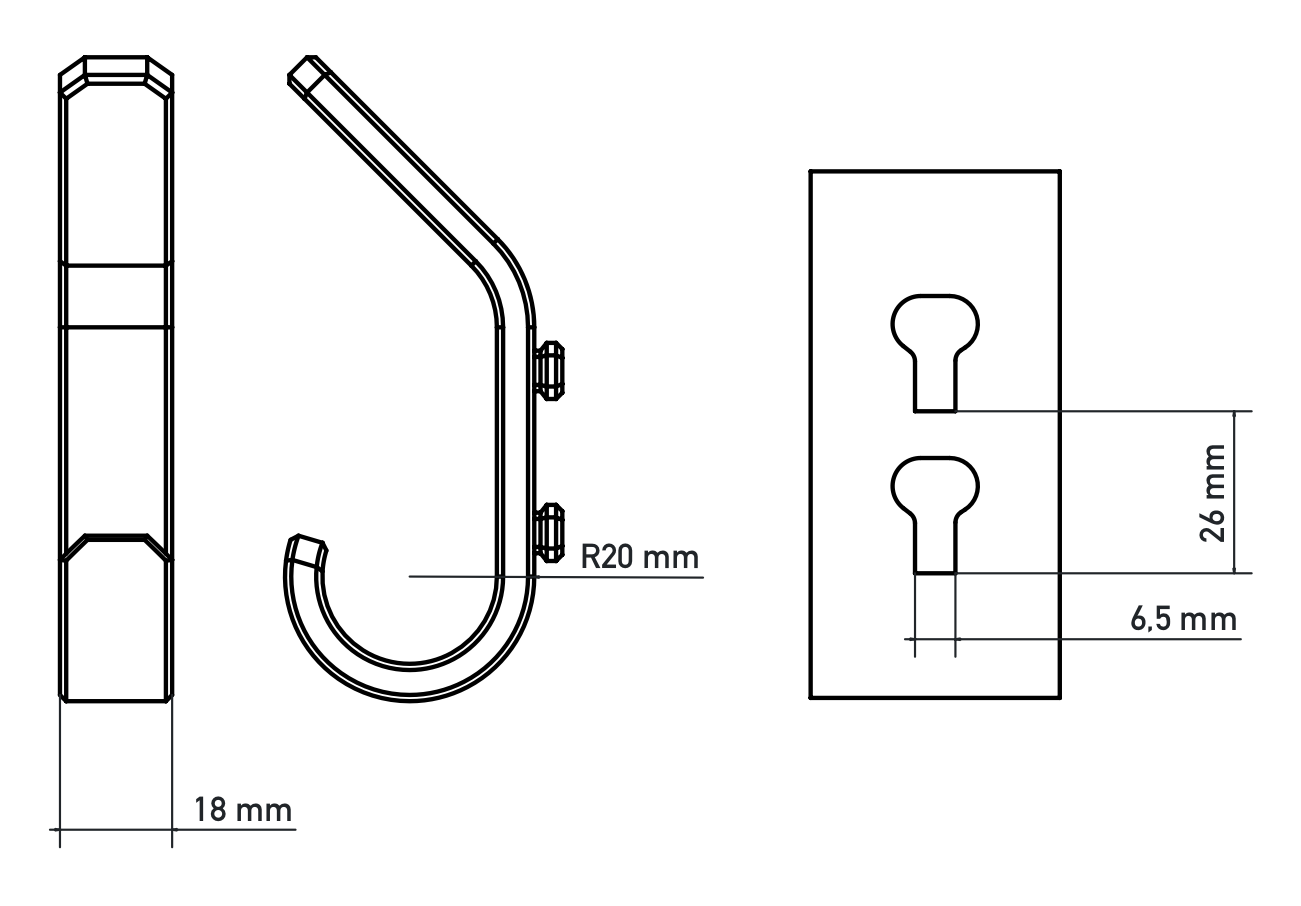 Metal Shelf Hook