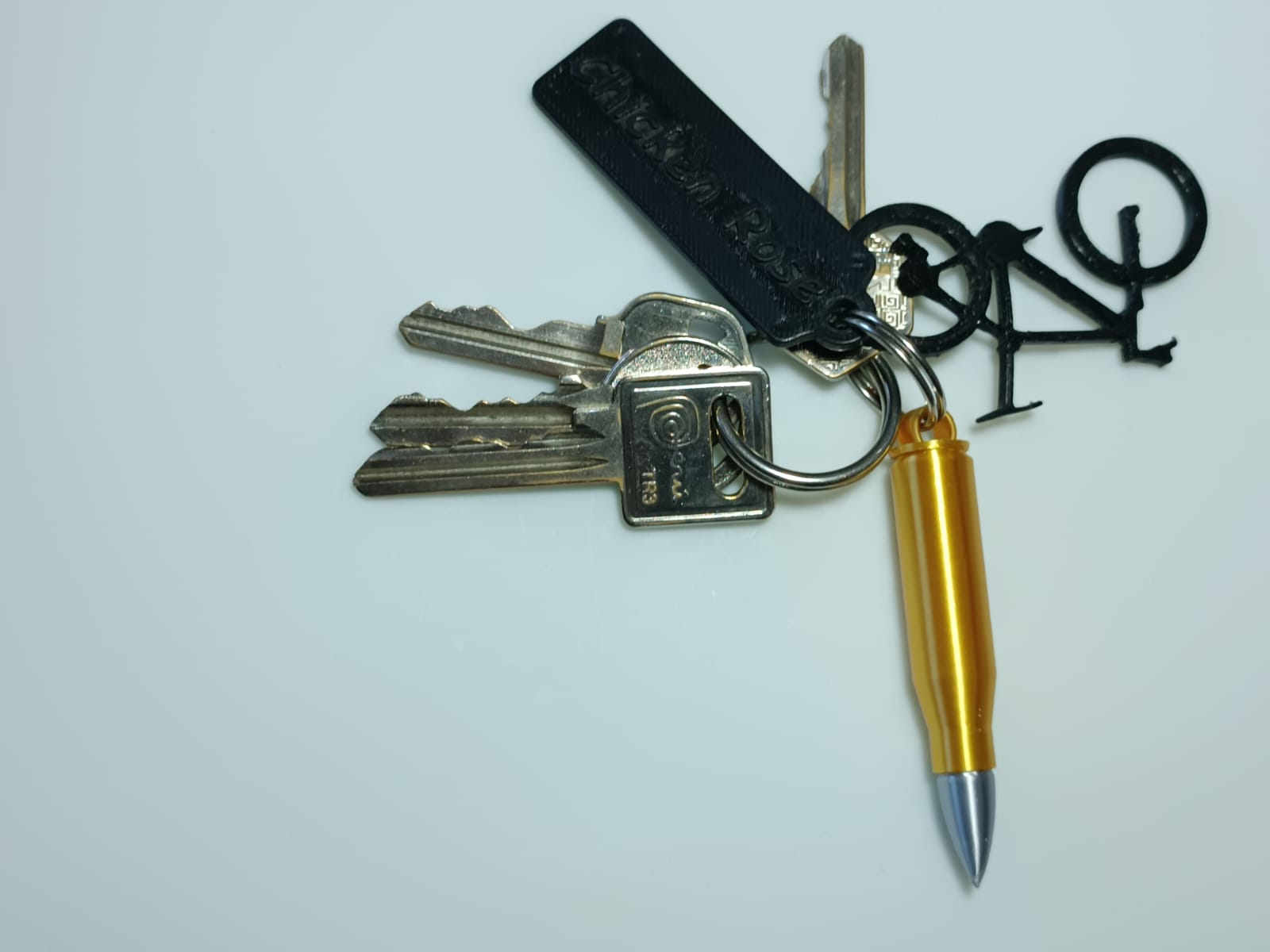 Bullet Shaped Keychain
