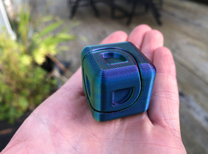 Spin Cube (Print in Place) 0.2mm nozzle