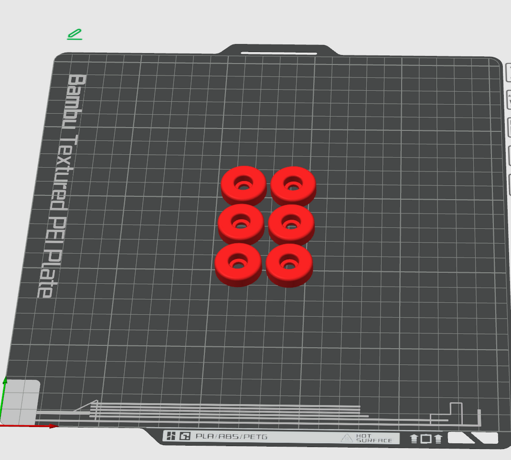 Pegboard - Unterlegscheibe (Ikea-skadis)