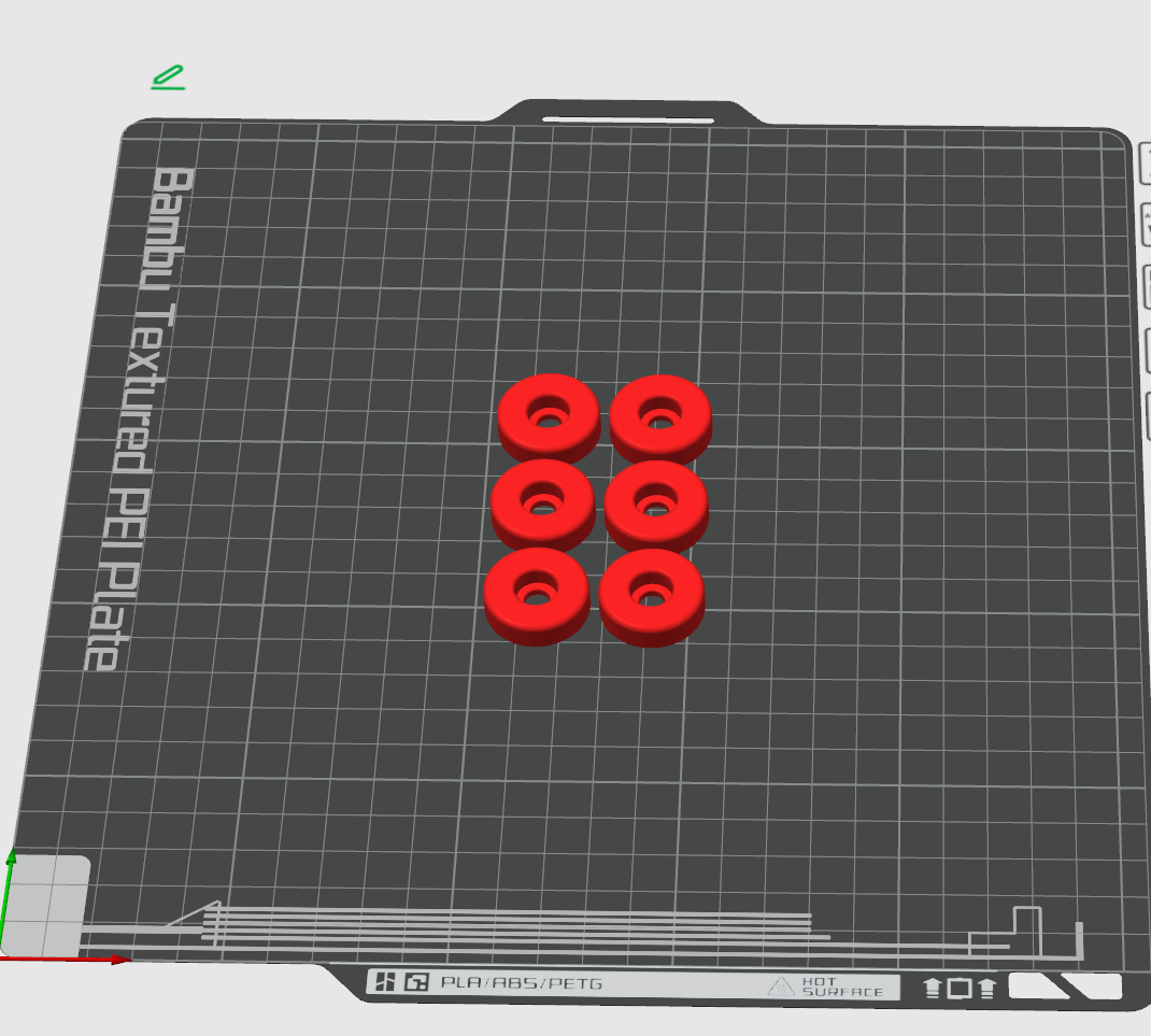 Pegboard - Unterlegscheibe (Ikea-skadis)