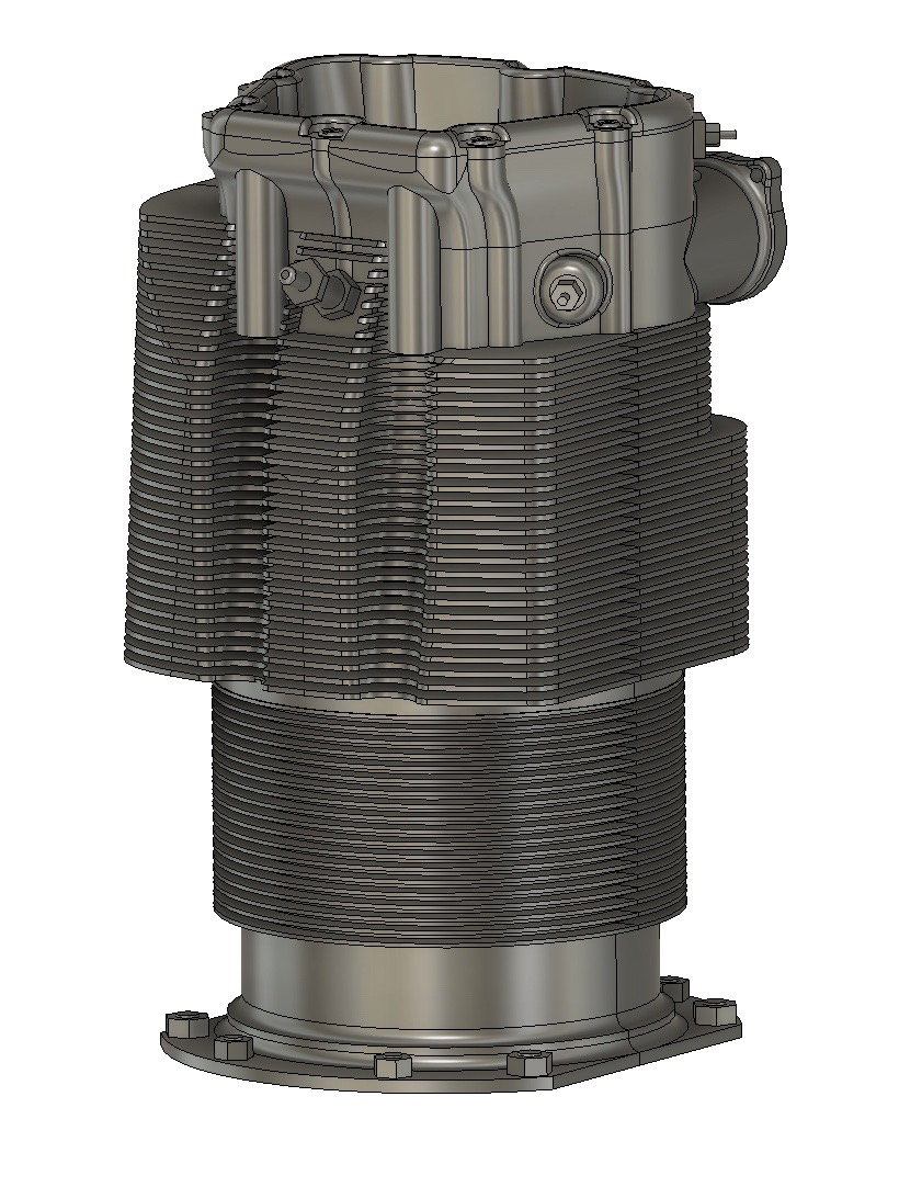 Lycoming IO-540 Pen Holder