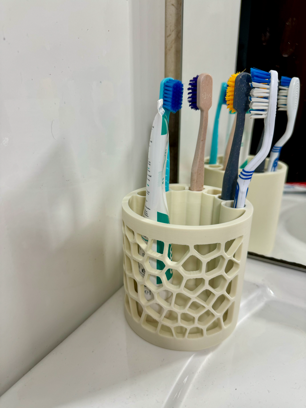 Toothbrush and Toothpaste holder