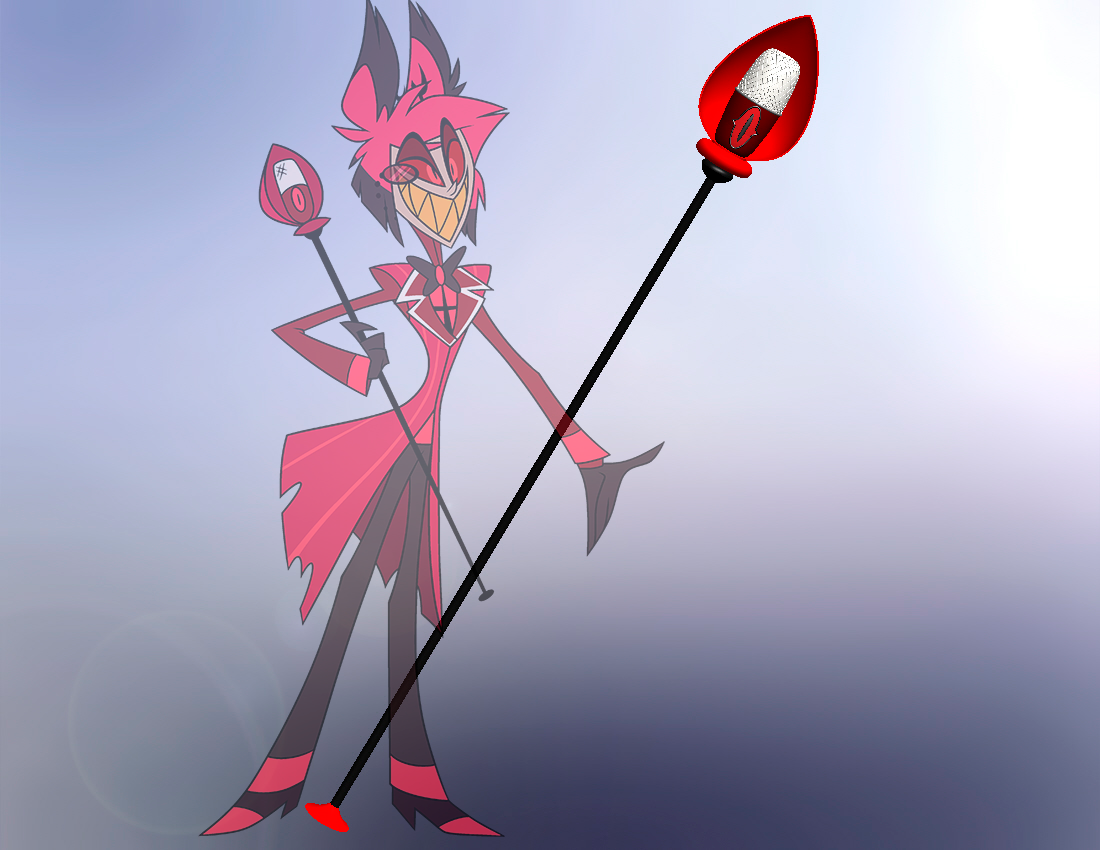 ALASTOR MICROPHONE HAZBIN HOTEL