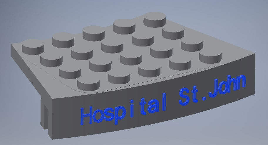 LEGOCompatible Prusa Faceshield Adapter