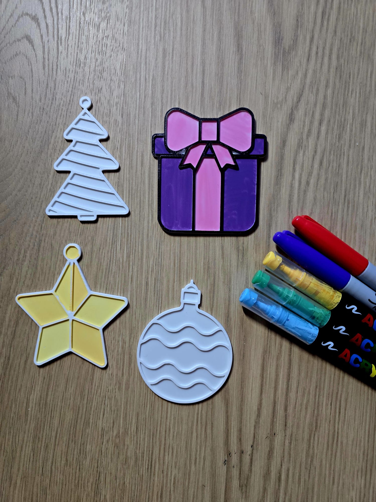 Christmas Decor DIY Coloring Craft