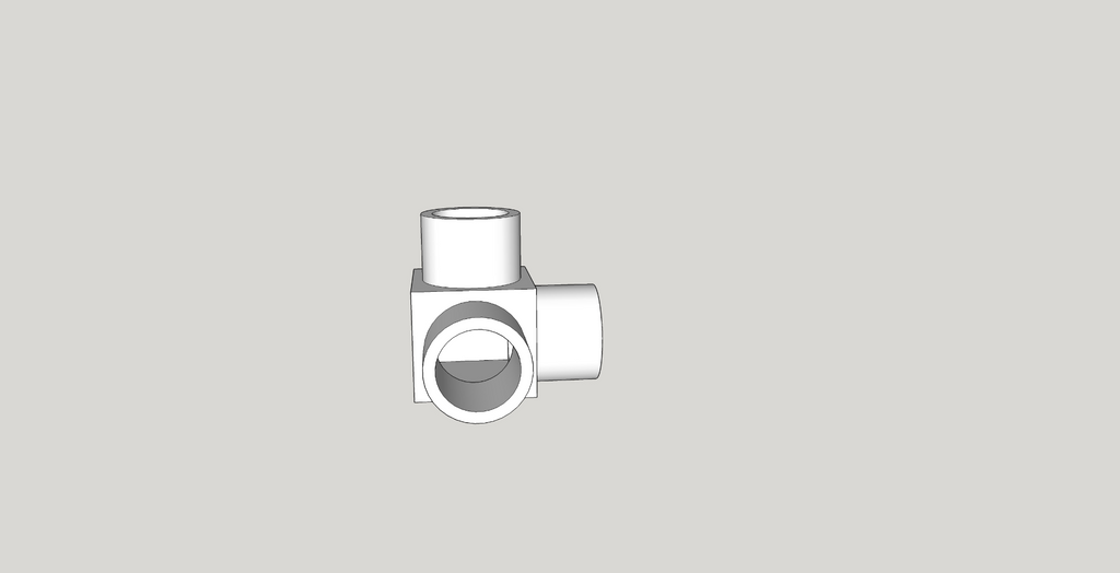 Corner pieces to make a pipe cube