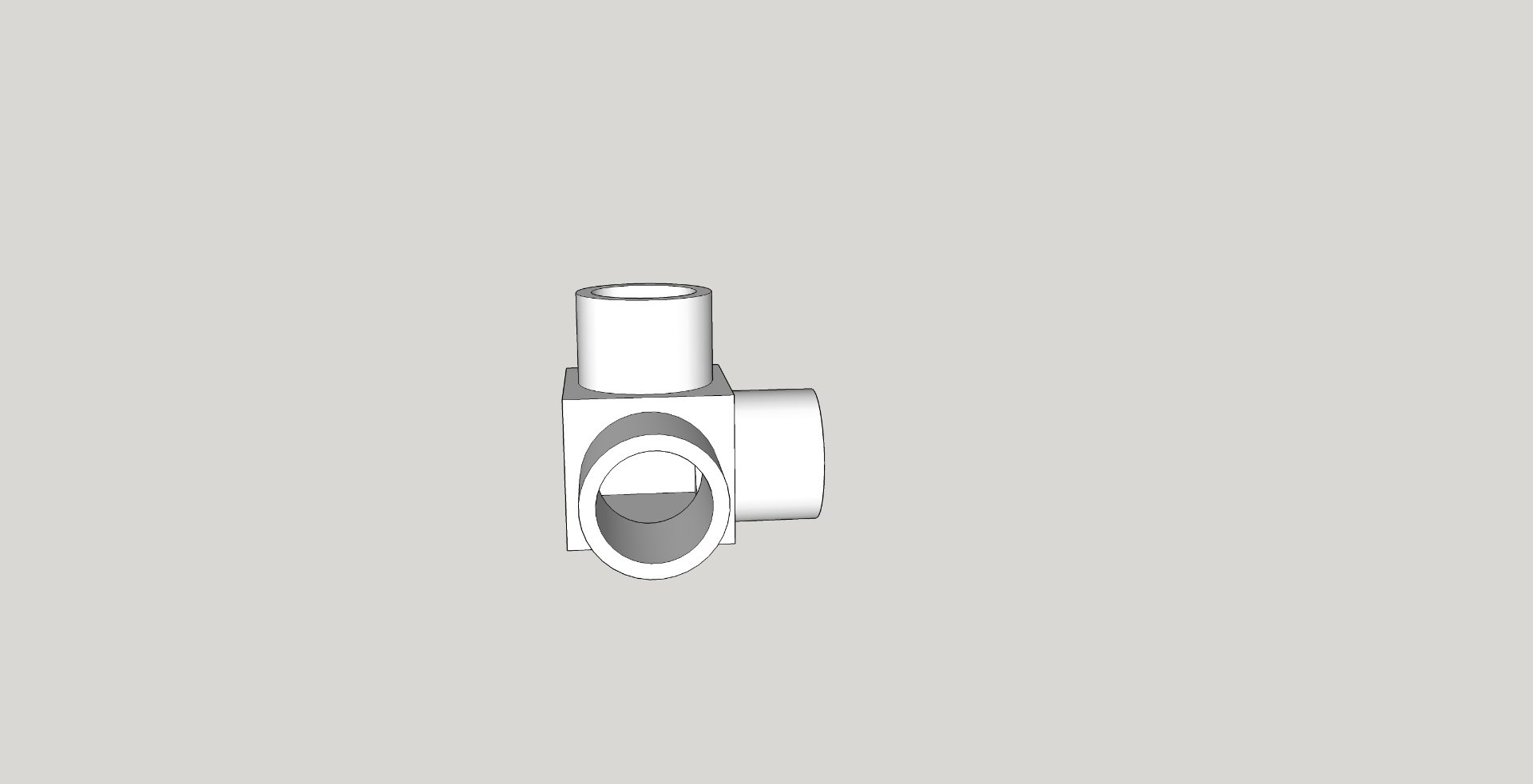 Corner pieces to make a pipe cube