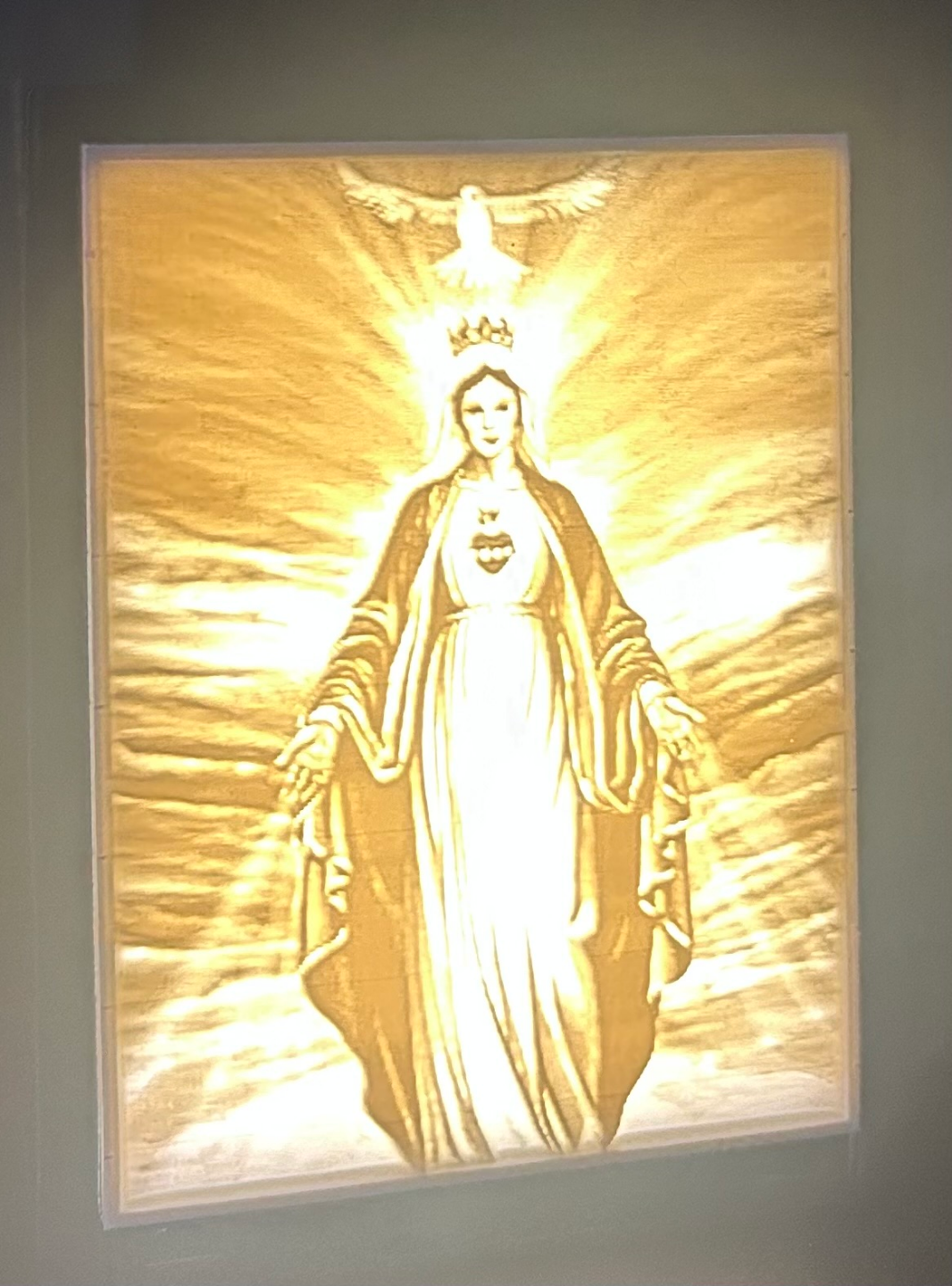 Virgin Mary Complete Litho