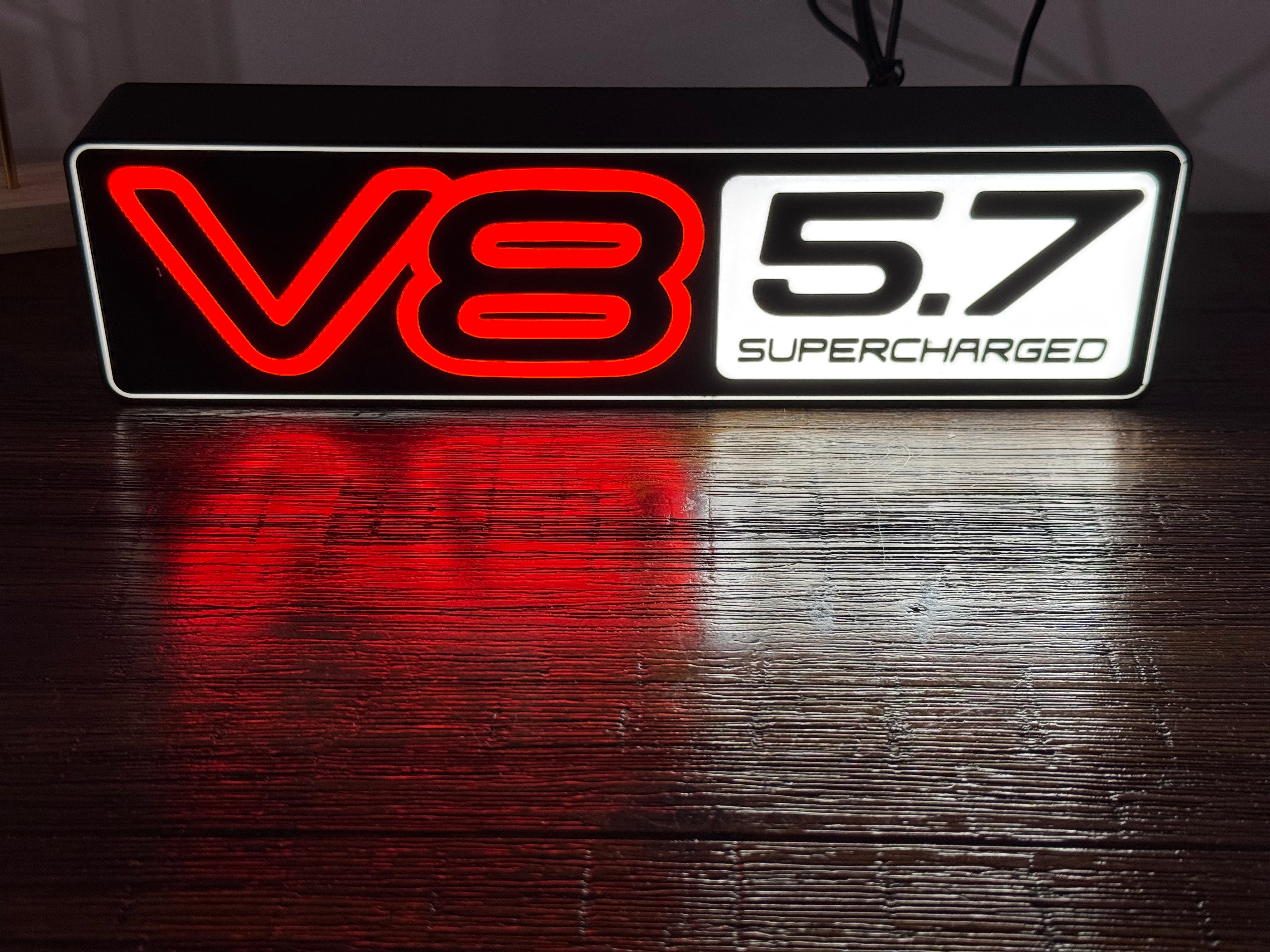 Holden Commodore: V8 5.7L Supercharged Logo Badge
