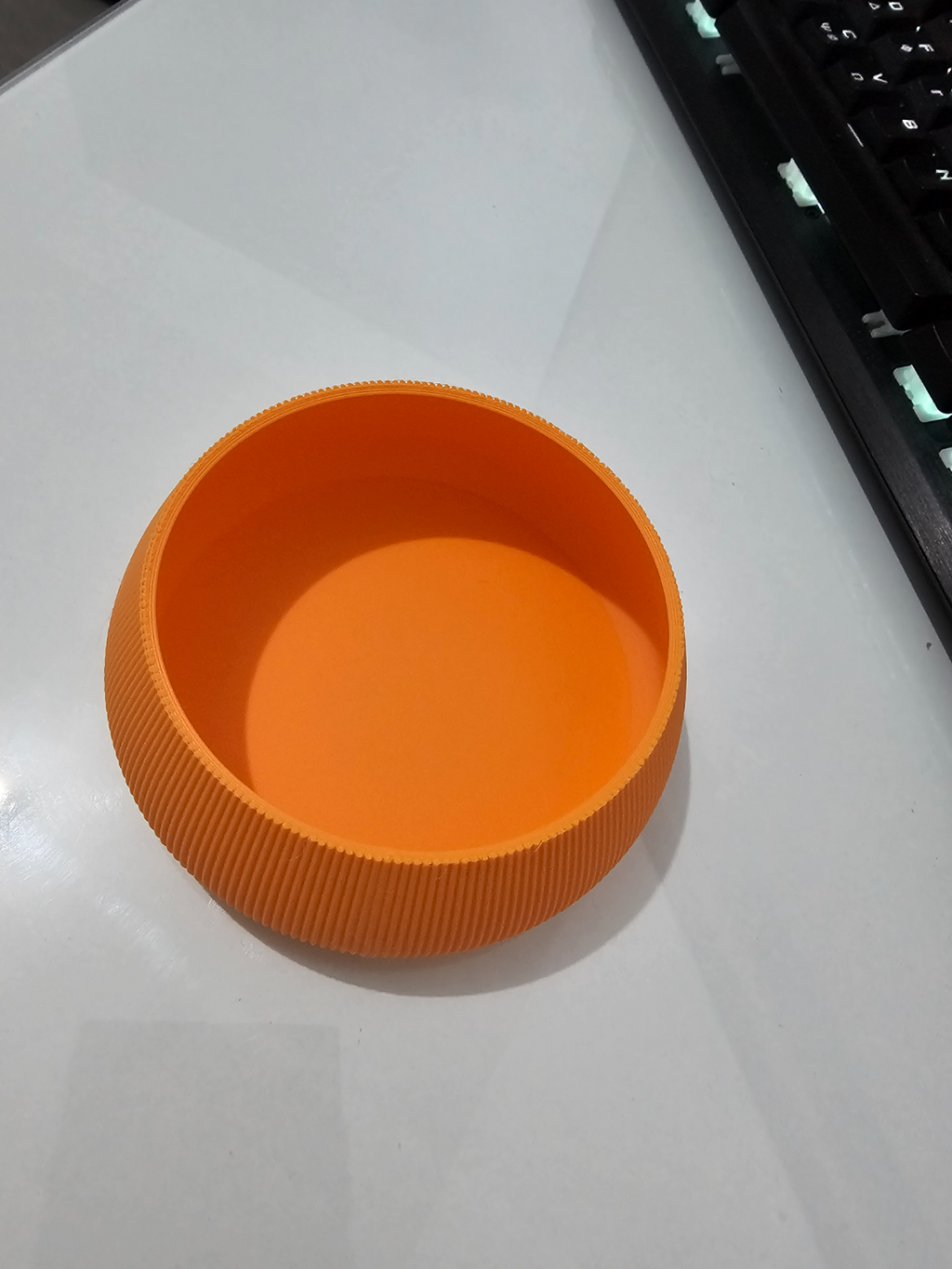 Small Orange Vase