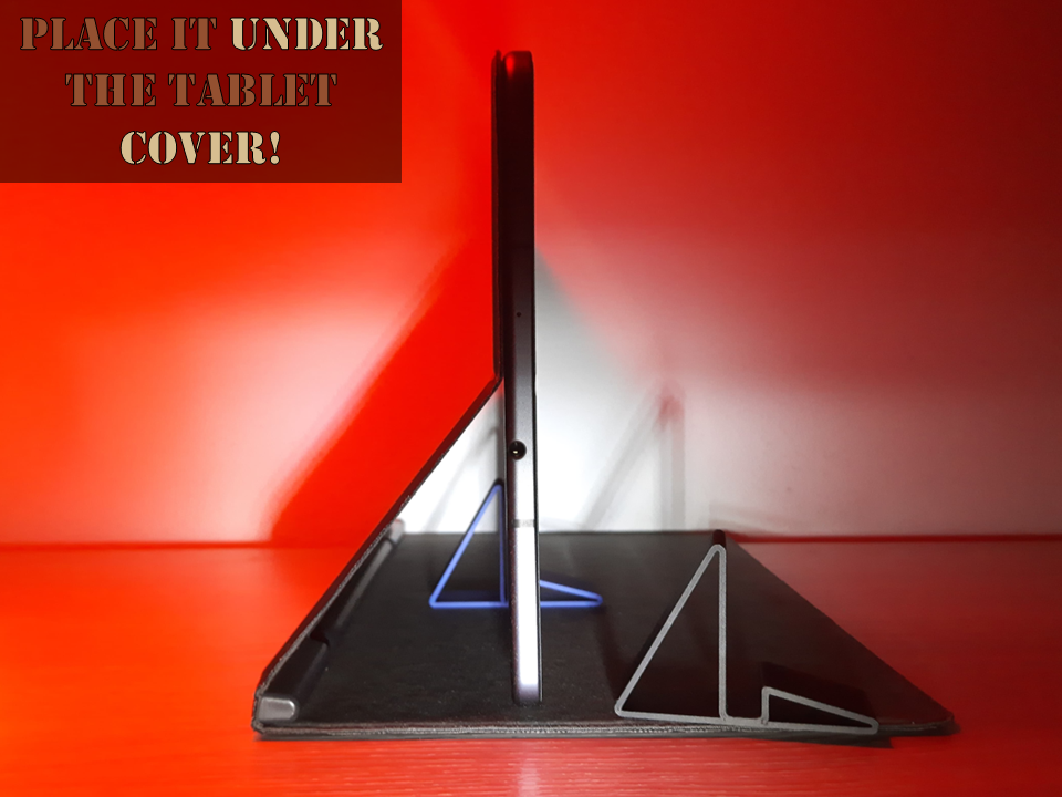 Vertical view tablet stand
