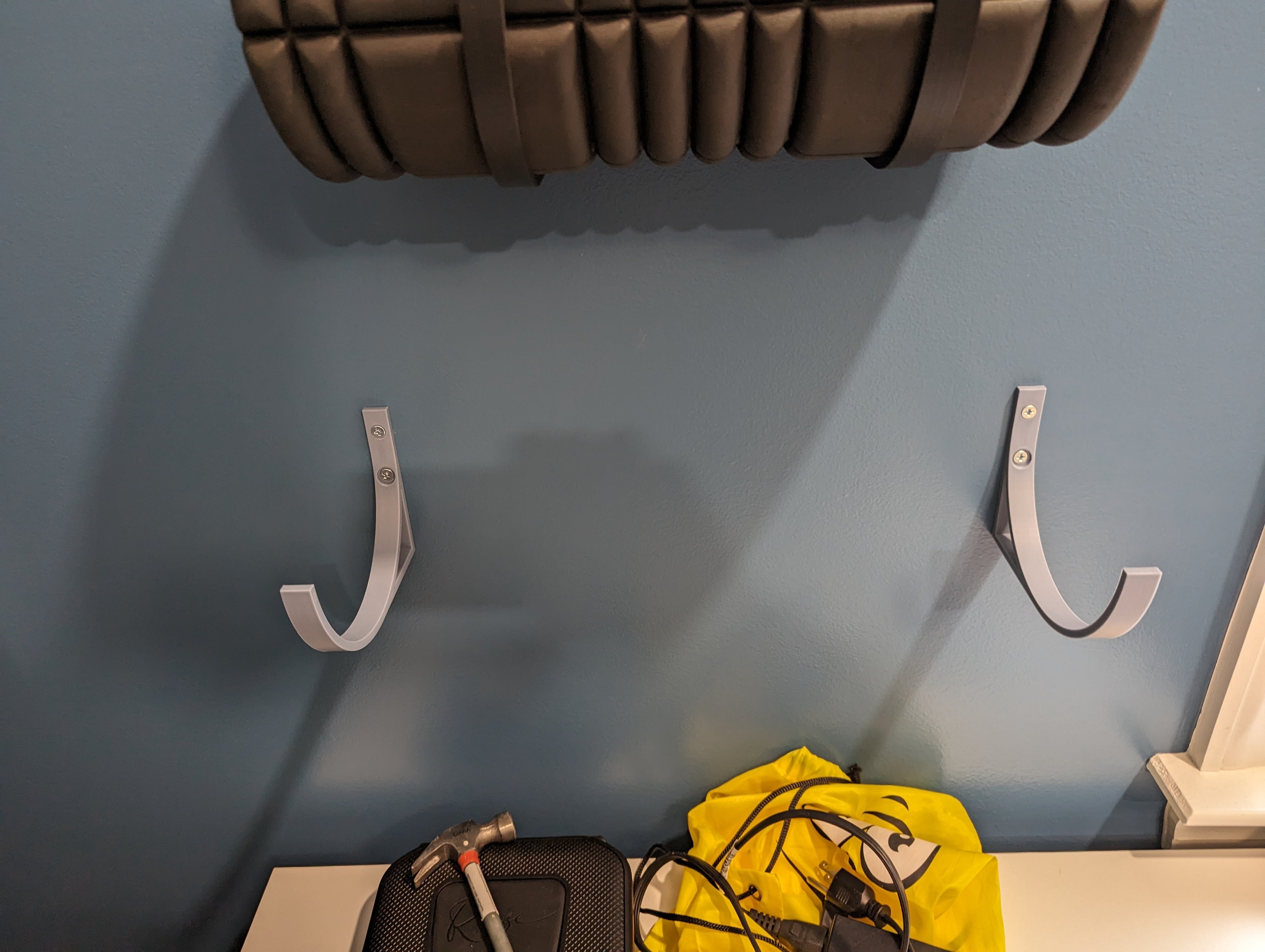 MW Customizable Wall Hook for Mats, Rollers, etc.