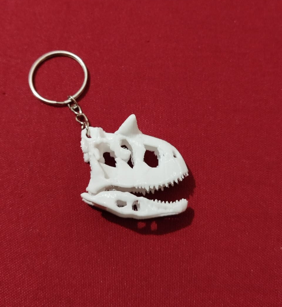 Llavero Craneo de Carnotaurus Sastrei
