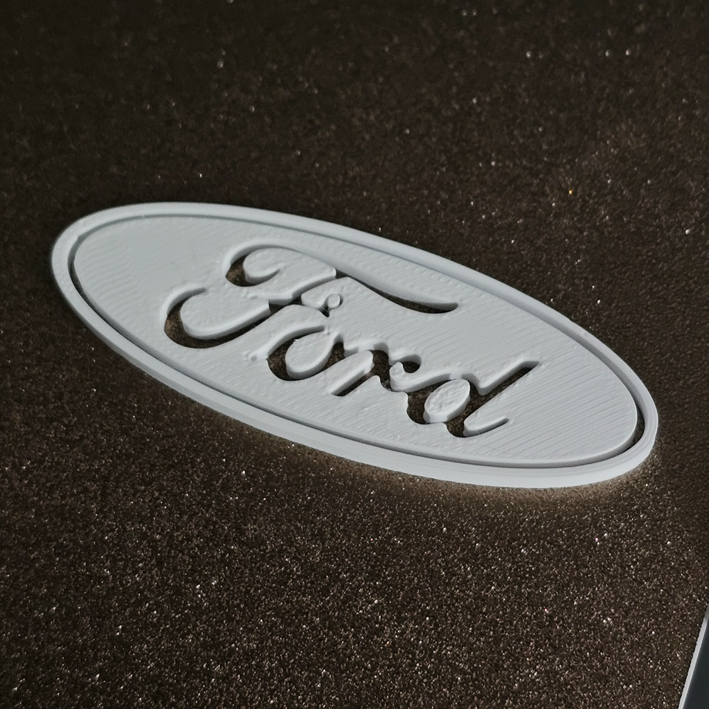 Custom 3D Printed Ford Oval Emblem Logo