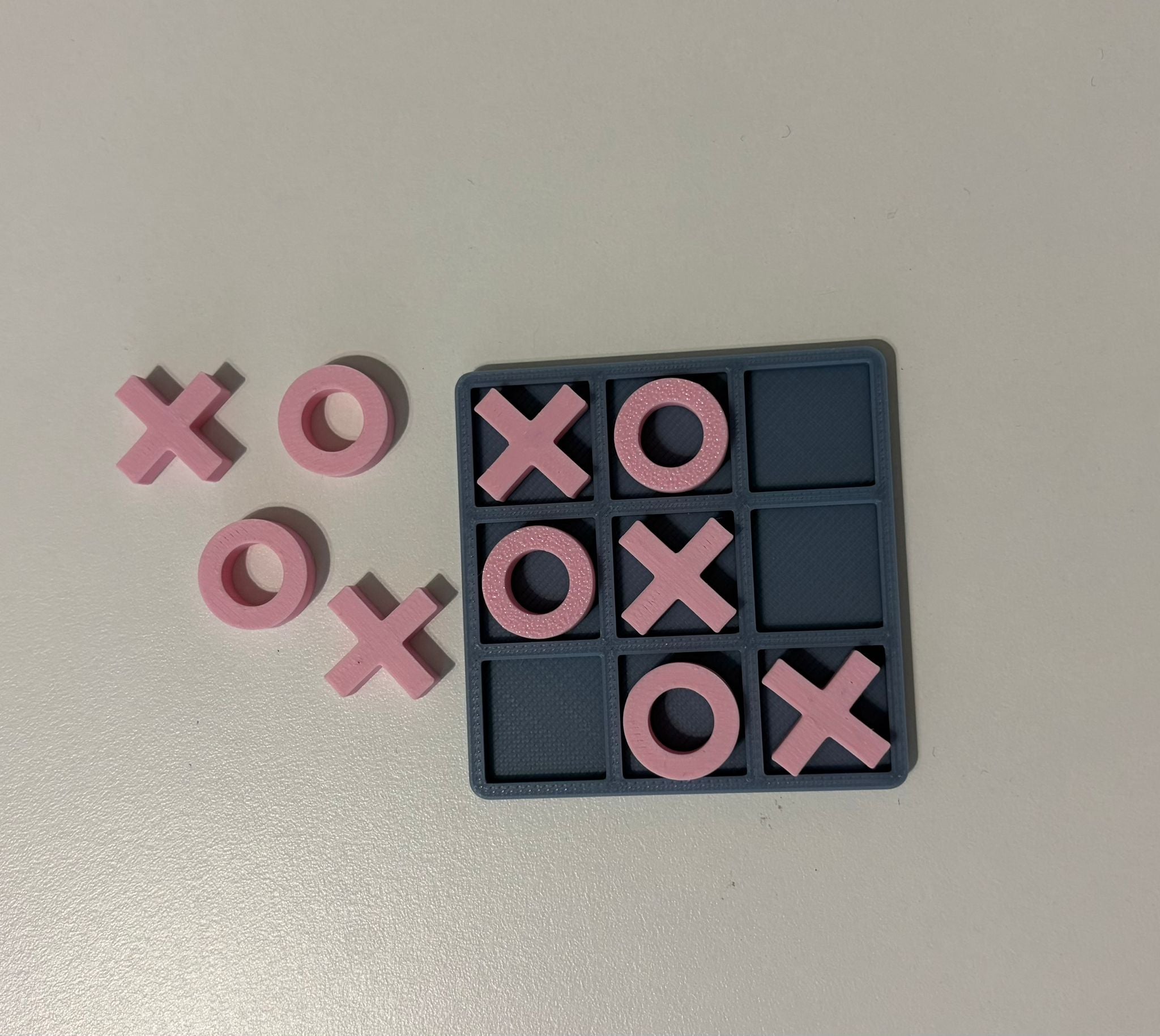 Tic Tac Toe Board Game Portable 3D Print