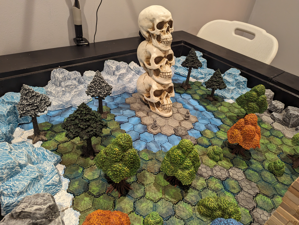Smooth Hex Style Terrain for Table Top RPG and Miniature War Gamming