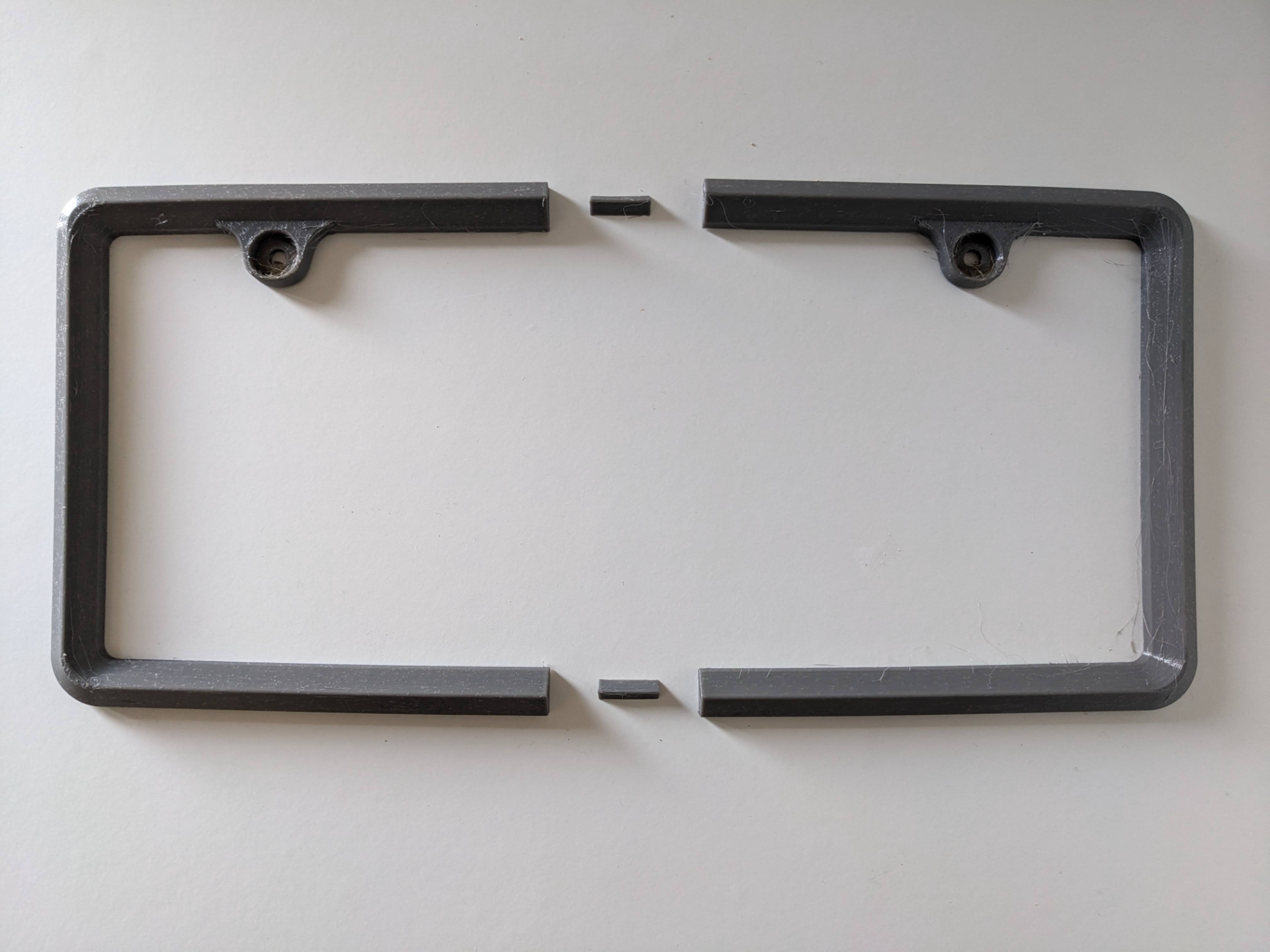 TPU License Plate Frame Bumper Saver (Parking Aid)
