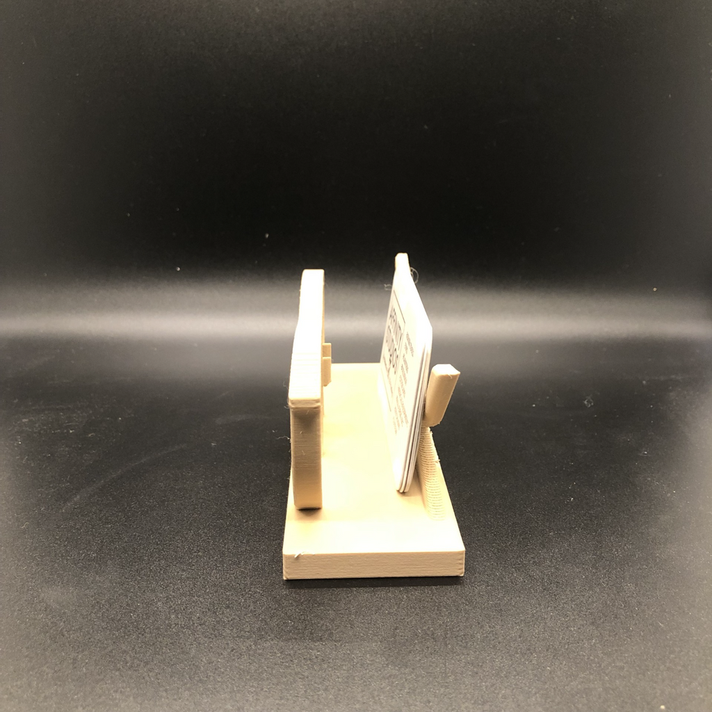 Glasses Form Business Card Holder
