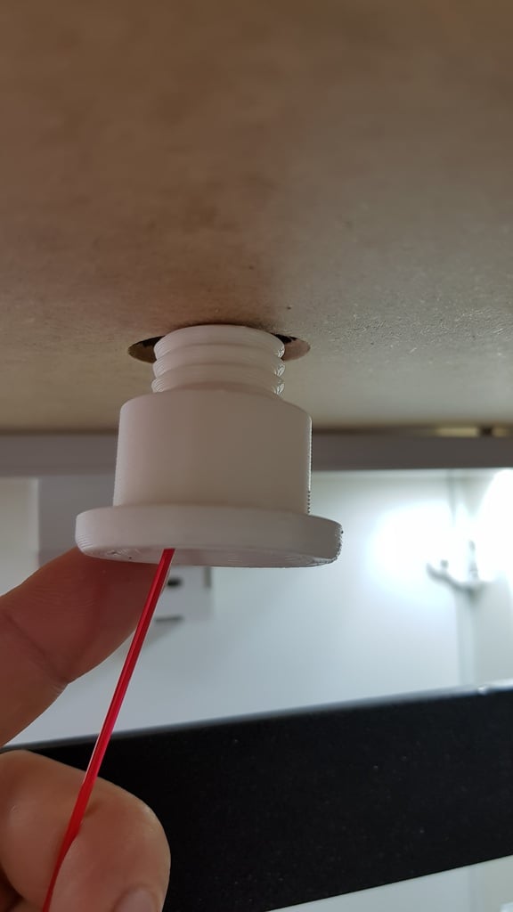 Filament Guide for Ikea Lack enclosure