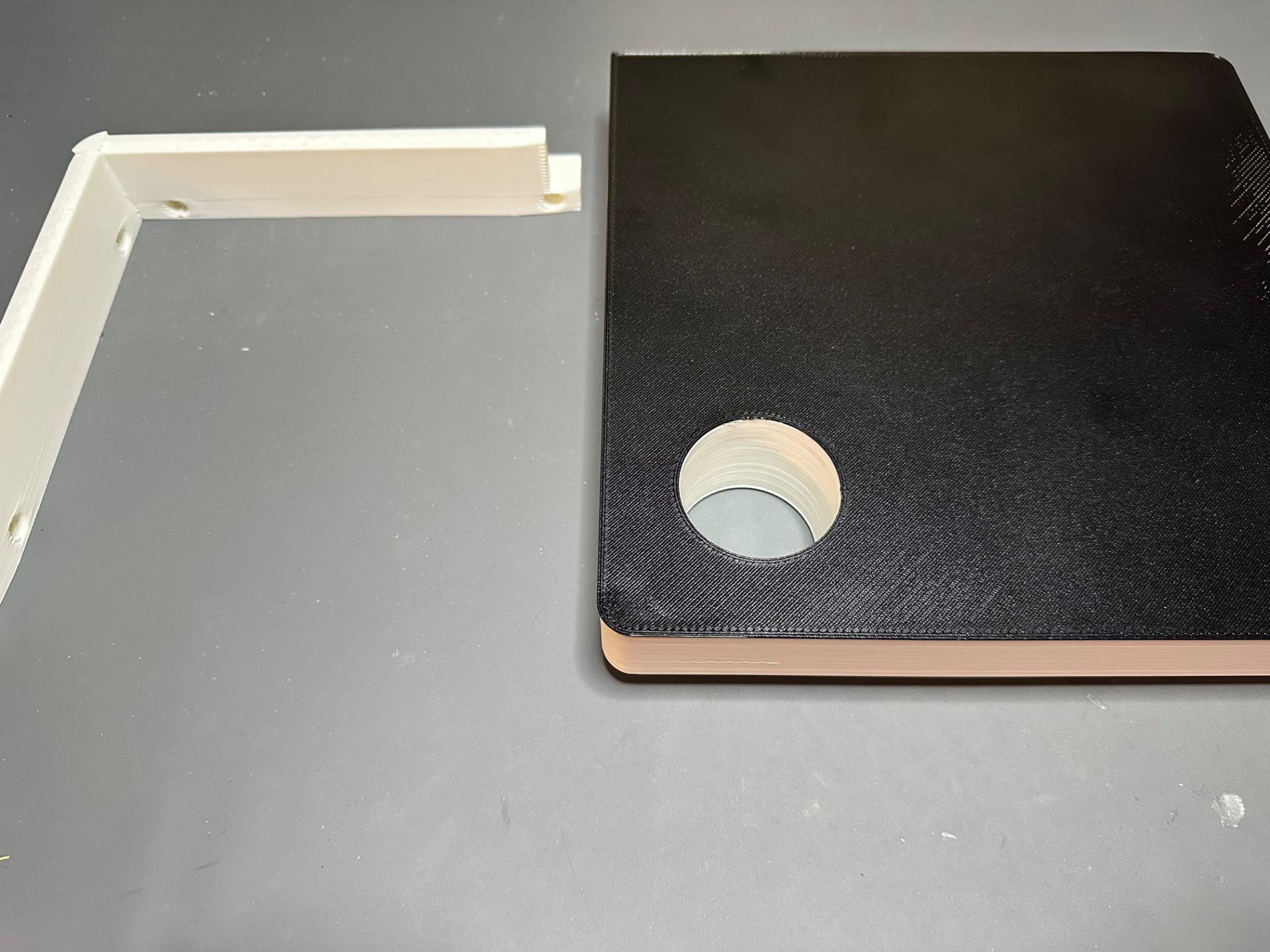 floating corner shelf