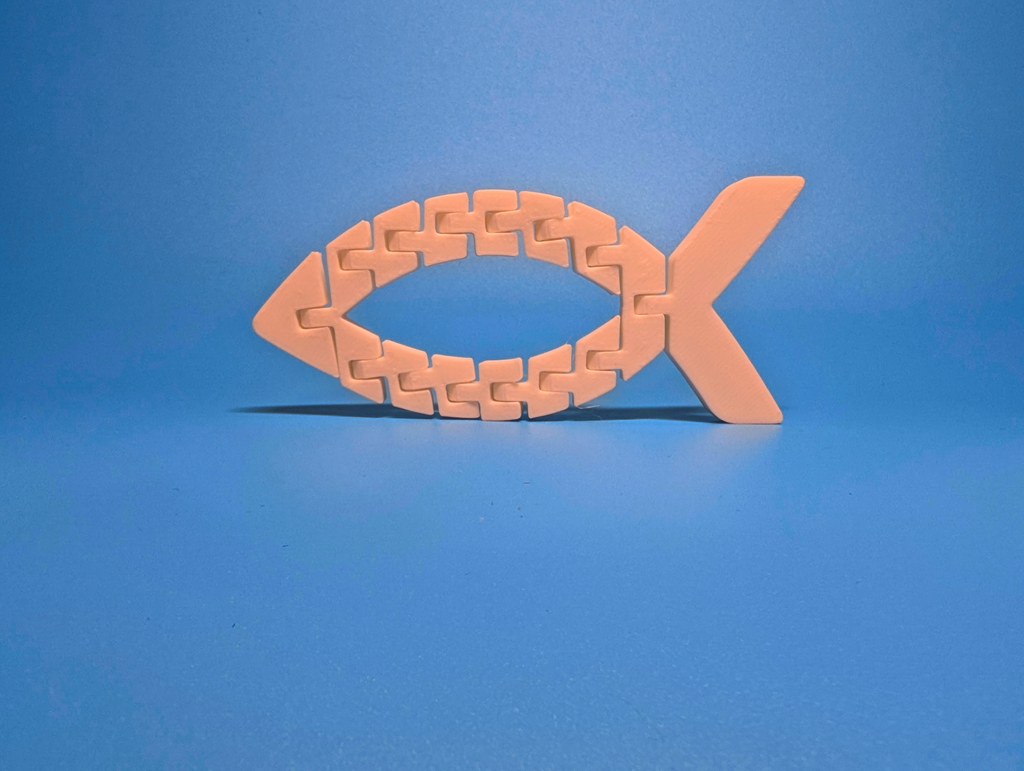 Flexi Ichthys Fidget and Keychain