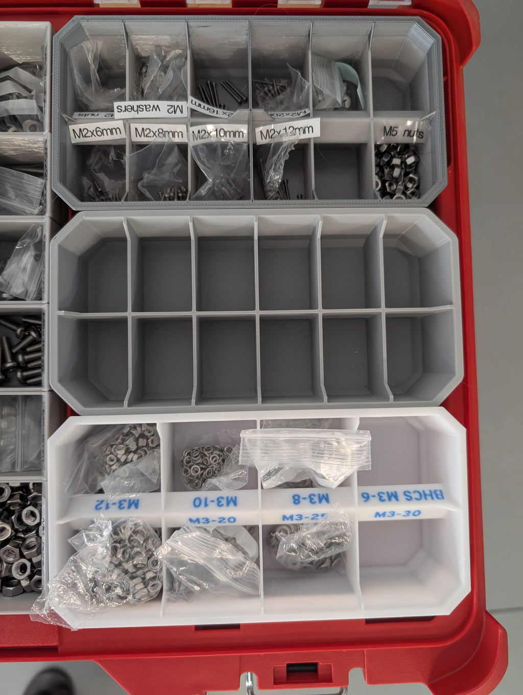 6x2 Ice cube tray Packout low profile NO LABEL