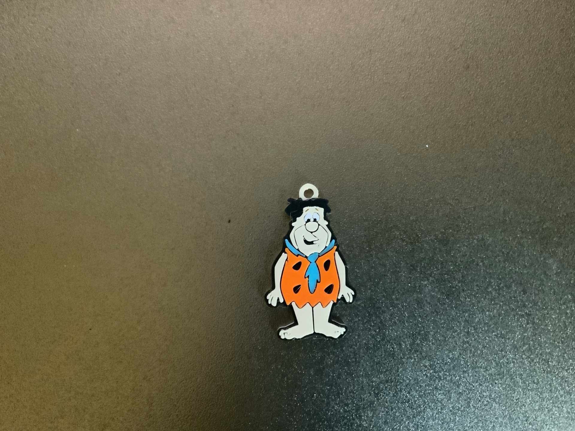 cartoon character - fred flintstone keychain / necklace charm (free for commercial use)