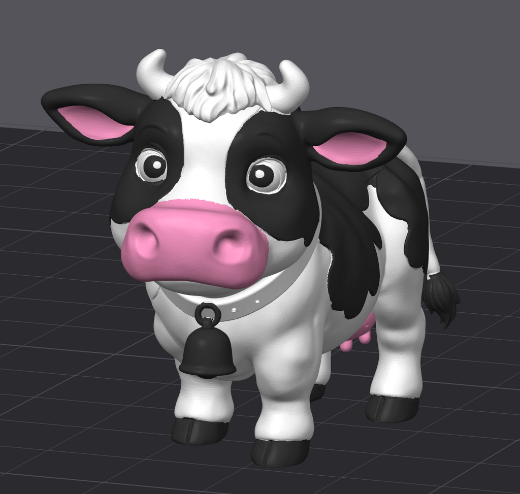 Cute Farm Cow – Figurine | AMS Ready #1/18