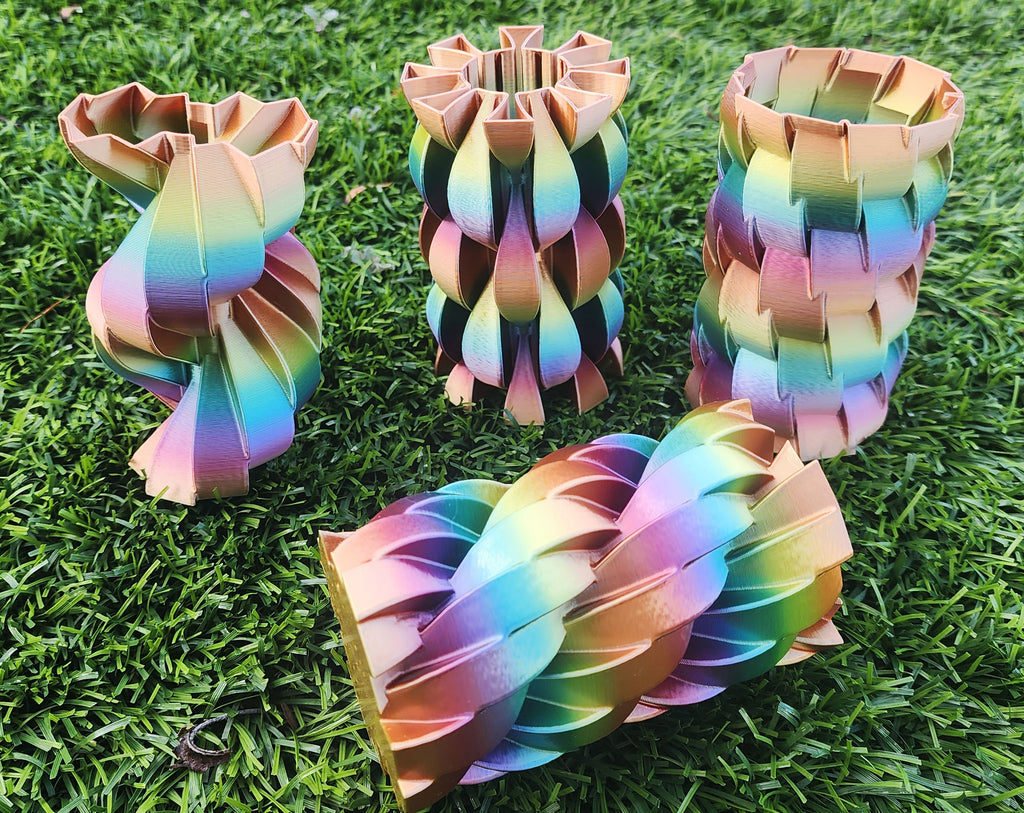 ᛥ Ribbon Spiral Vase Collection ᛥ