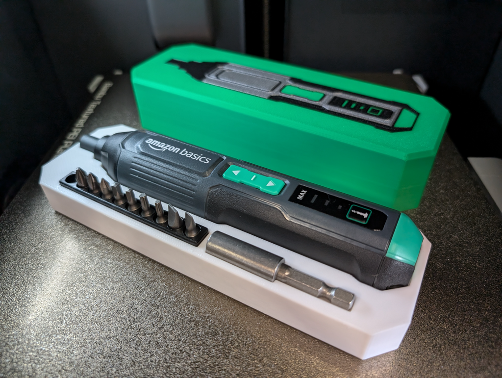 Amazon Basics Electric Screwdriver Case (Denali)