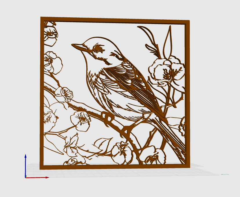 Wall art - "Looking forward to spring"